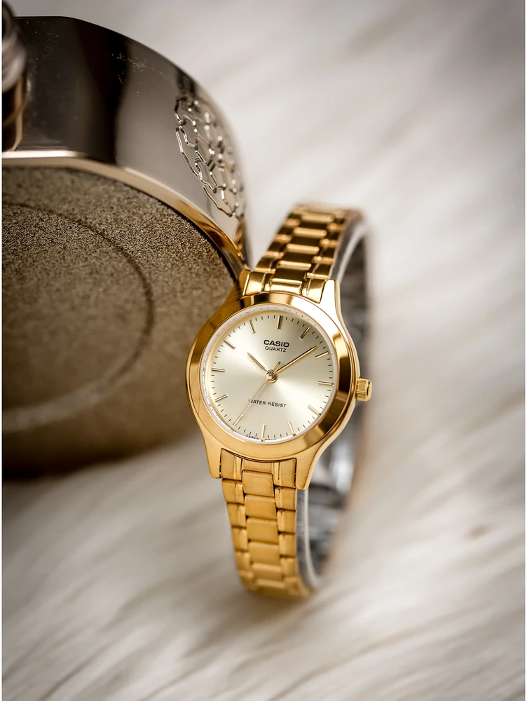 Moteriškas laikrodis CASIO LTP-1128N 9A (zd543a) + DĖŽĖ