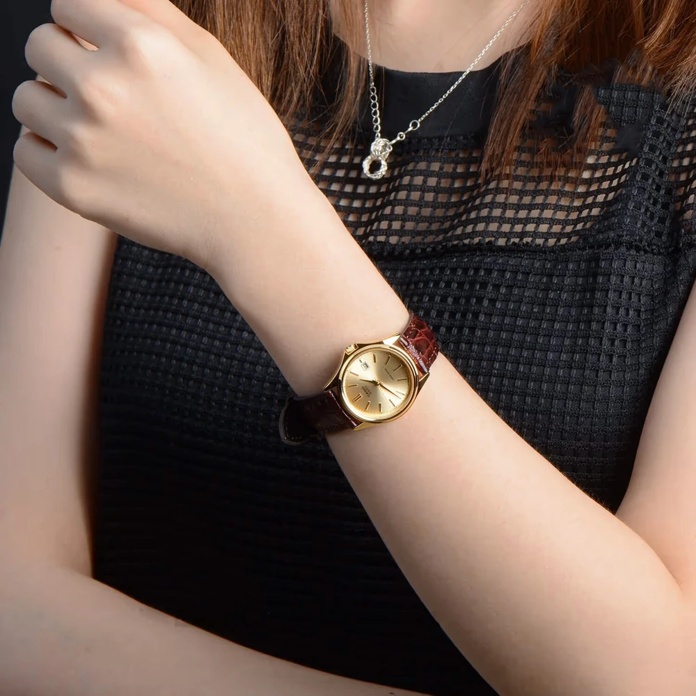 CASIO Moteriškas Laikrodis LTP-1183Q-9A Auksinis Dialas