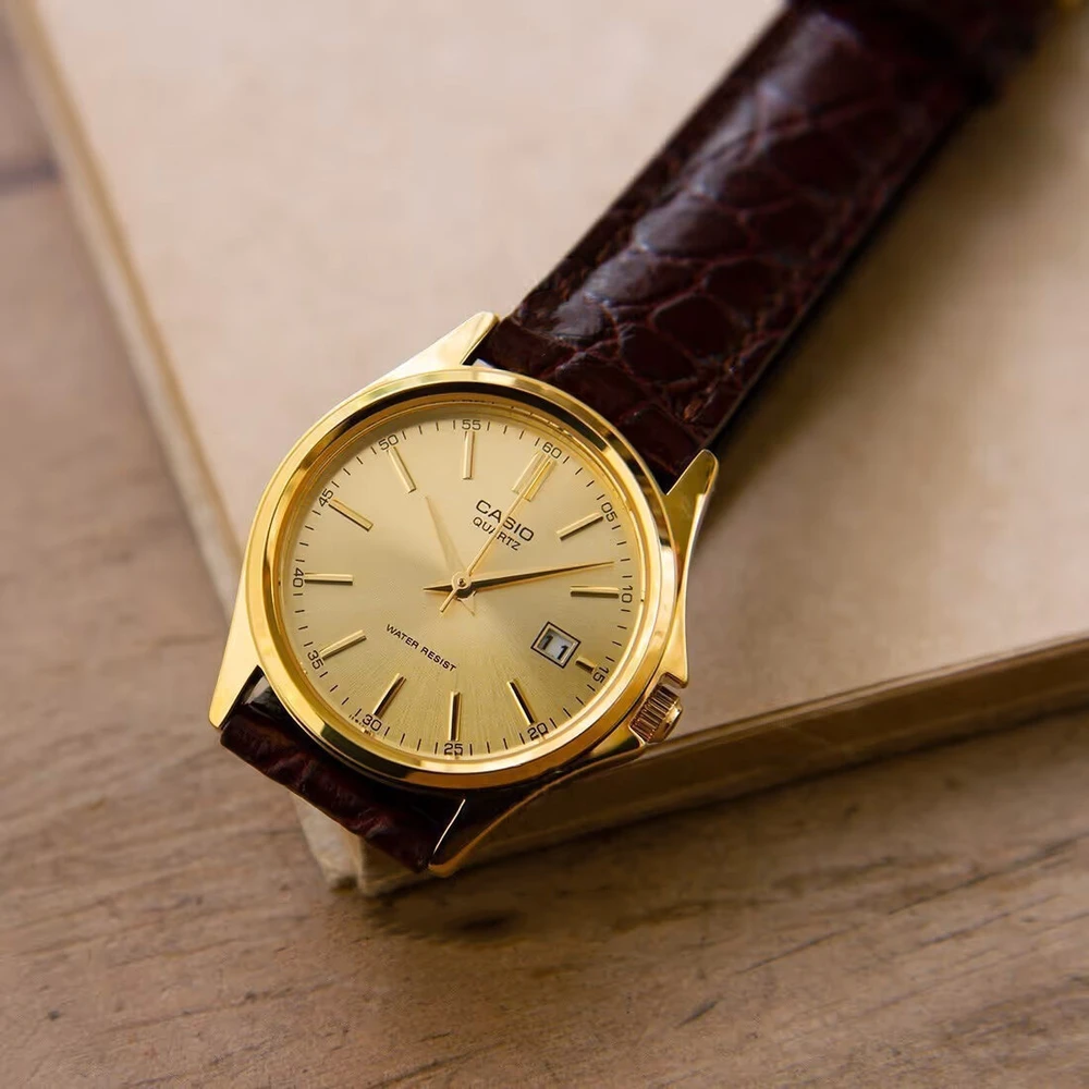 CASIO Moteriškas Laikrodis LTP-1183Q-9A Auksinis Dialas