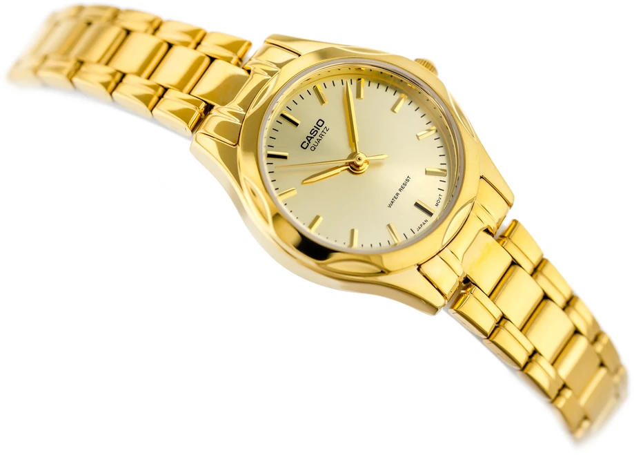 CASIO LTP-1275G-9A moteriškas laikrodis (zd580c) + dėžutė