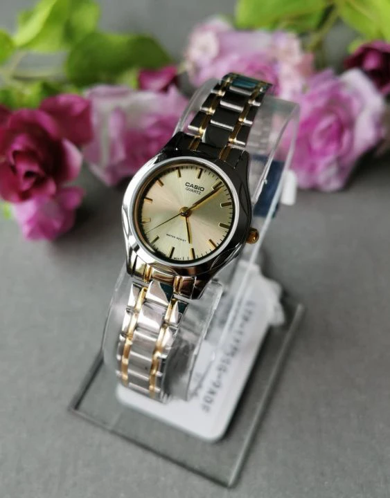 CASIO LTP-1275SG-9A moteriškas laikrodis (zd580b) + dėžutė