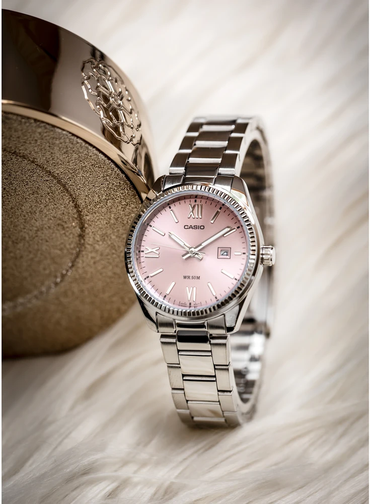 Laikrodis CASIO LTP-1302DD-4A1VDF WOMEN'S WATCH (zd521f) + BOX