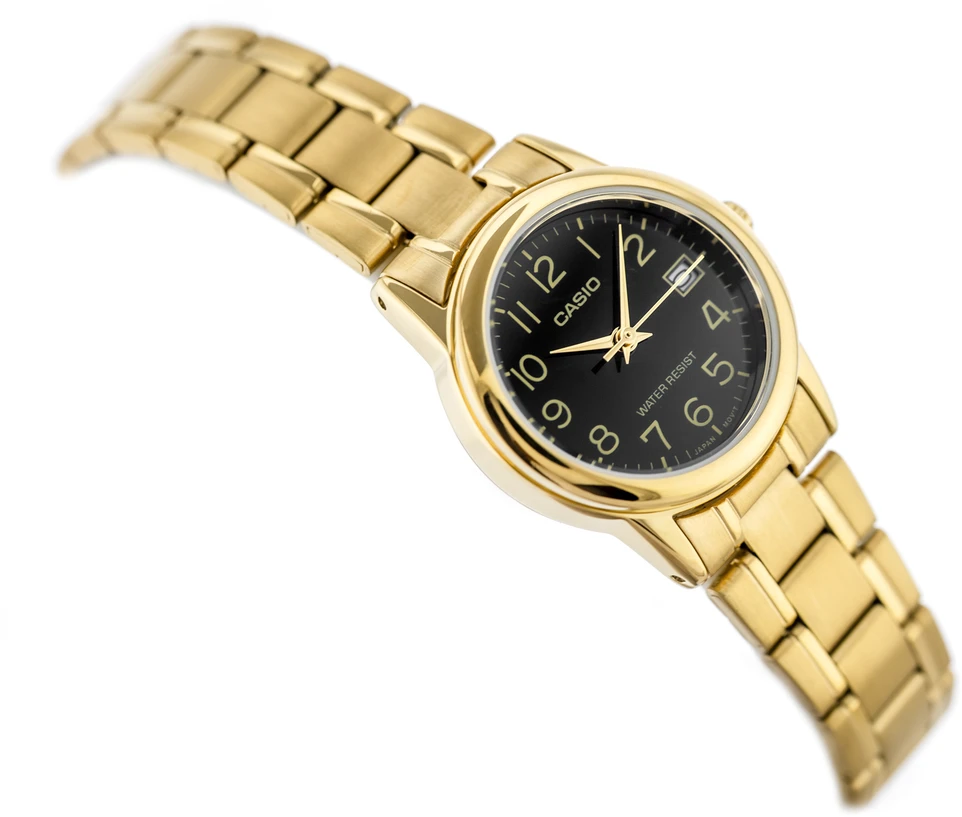 Casio LTP-V002G-1B moteriškas laikrodis + dėžutė