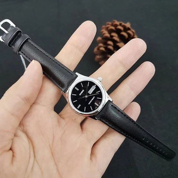 Laikrodis moterims CASIO LTP-V006L-1B2 (zd576b) + dėžutė