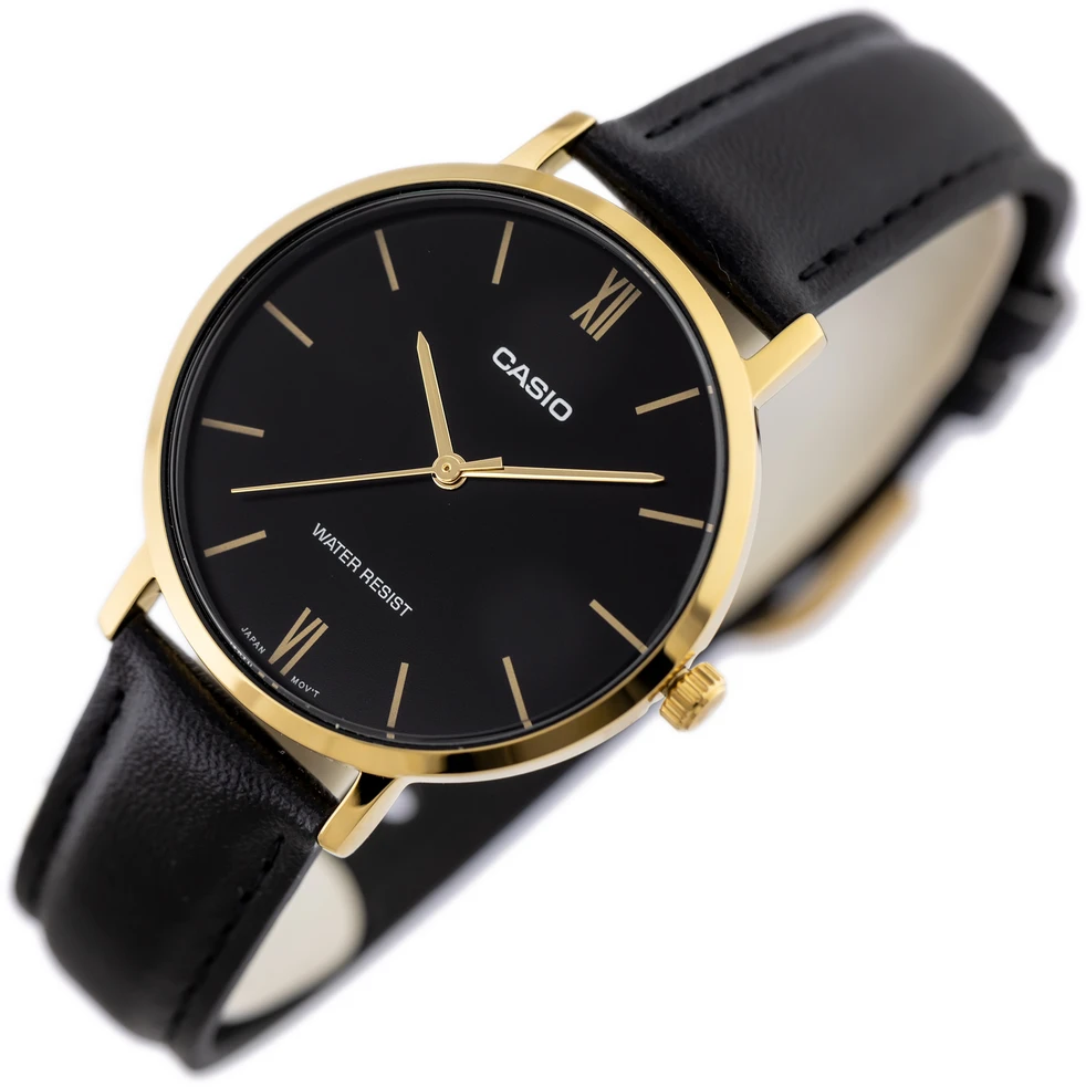 CASIO LTP-VT01GL-1B moteriškas laikrodis + dėžutė (zd634a)