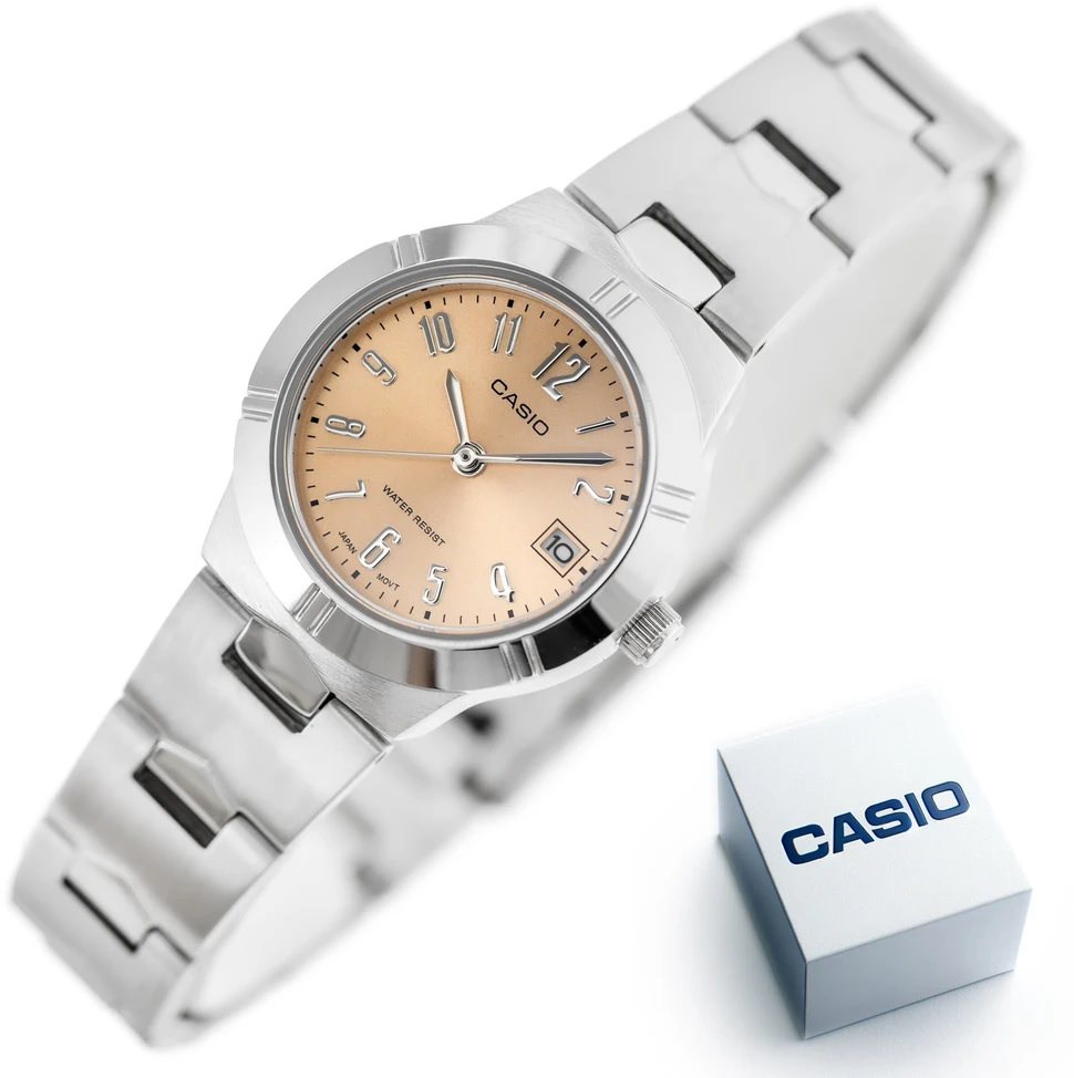 CASIO MOTERIŠKAS LAIKRODIS LTP-1241D-4A3 + DĖŽUTĖ