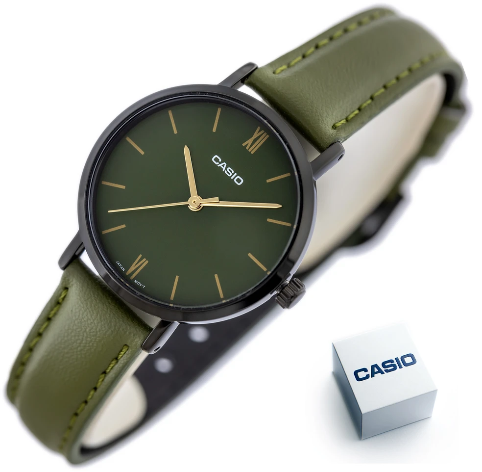 CASIO MOTERIS LAIKRODIS LTP-VT02BL-3A CLASSIC + BOX