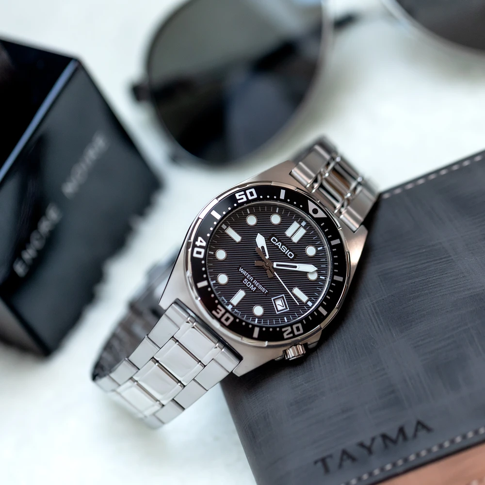 Casio MTD-135D-1A vyriškas laikrodis + dėžutė