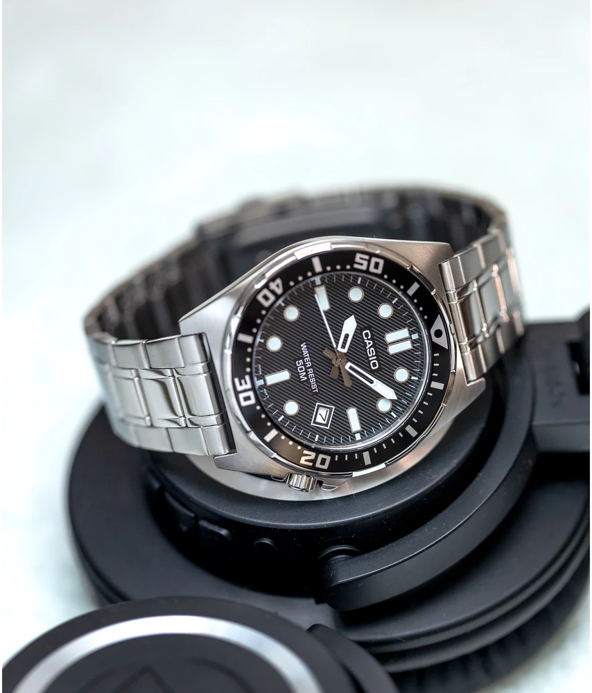 Casio MTD-135D-1A vyriškas laikrodis + dėžutė