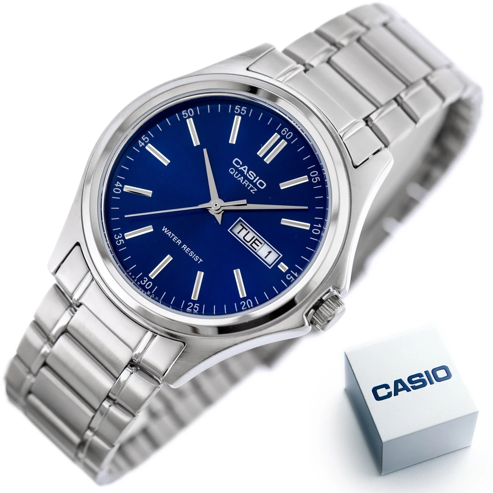 VYRIŠKAS LAIKRODIS CASIO MTP-1239D-2A – MULTIDATA (zd040c) + DĖŽĖ