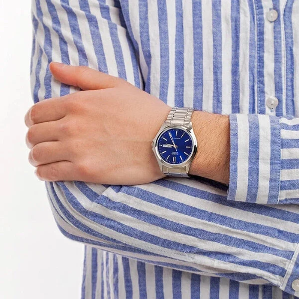 VYRIŠKAS LAIKRODIS CASIO MTP-1239D-2A – MULTIDATA (zd040c) + DĖŽĖ