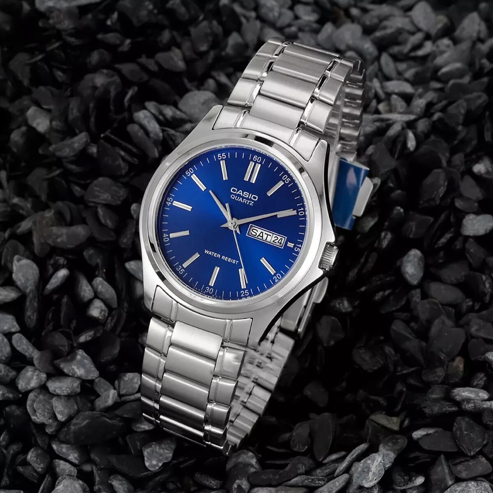 VYRIŠKAS LAIKRODIS CASIO MTP-1239D-2A – MULTIDATA (zd040c) + DĖŽĖ