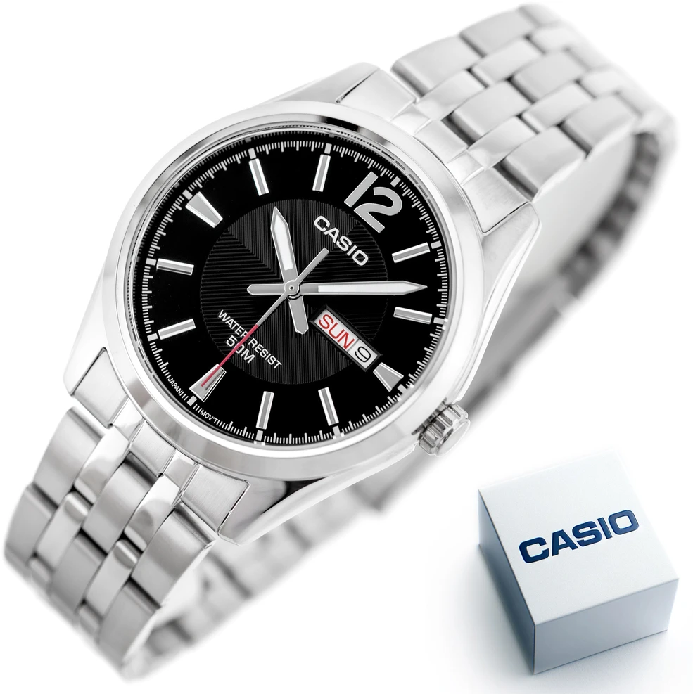Laikrodis vyrams CASIO MTP-1335D 1AV Laikrodis vyrams (zd026a) + BOX