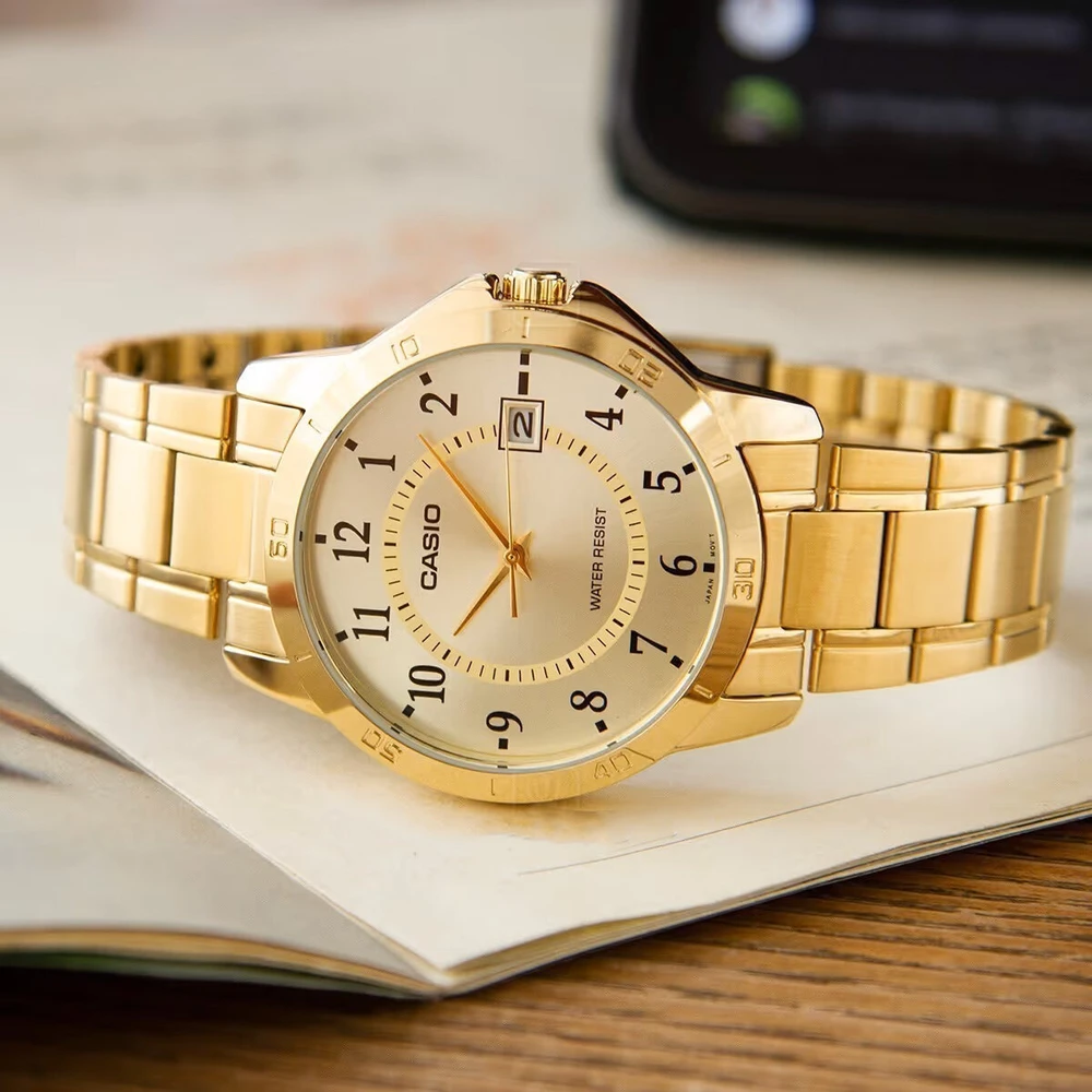 Vyriškas laikrodis CASIO MTP-V004G 9B (zd047a) + BOX