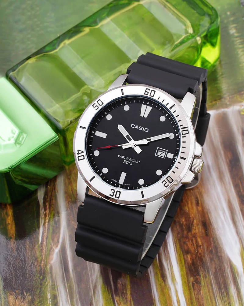 Laikrodis CASIO MTP-VD01-1E MEN'S WATCH (zd169g) + BOX