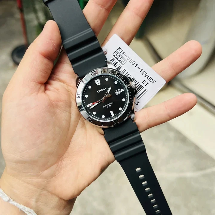 Laikrodis CASIO MTP-VD01-1E MEN'S WATCH (zd169g) + BOX