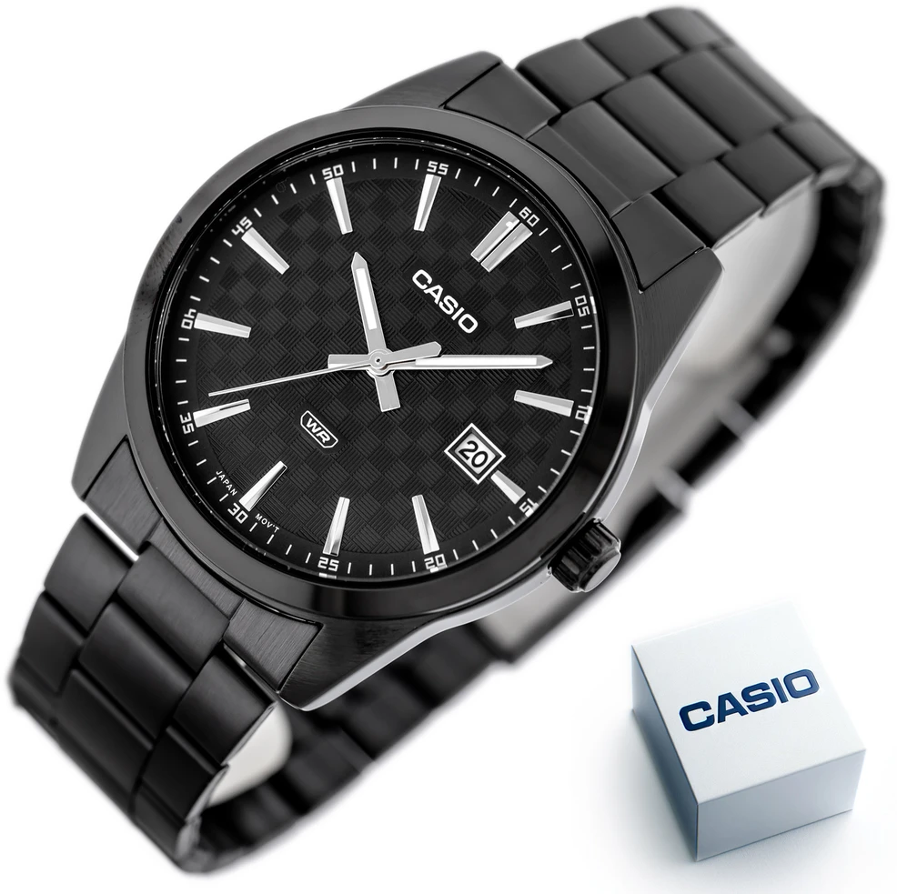CASIO MTP-VD03B-1A VYRIŠKAS LAIKRODIS + DĖŽUTĖ