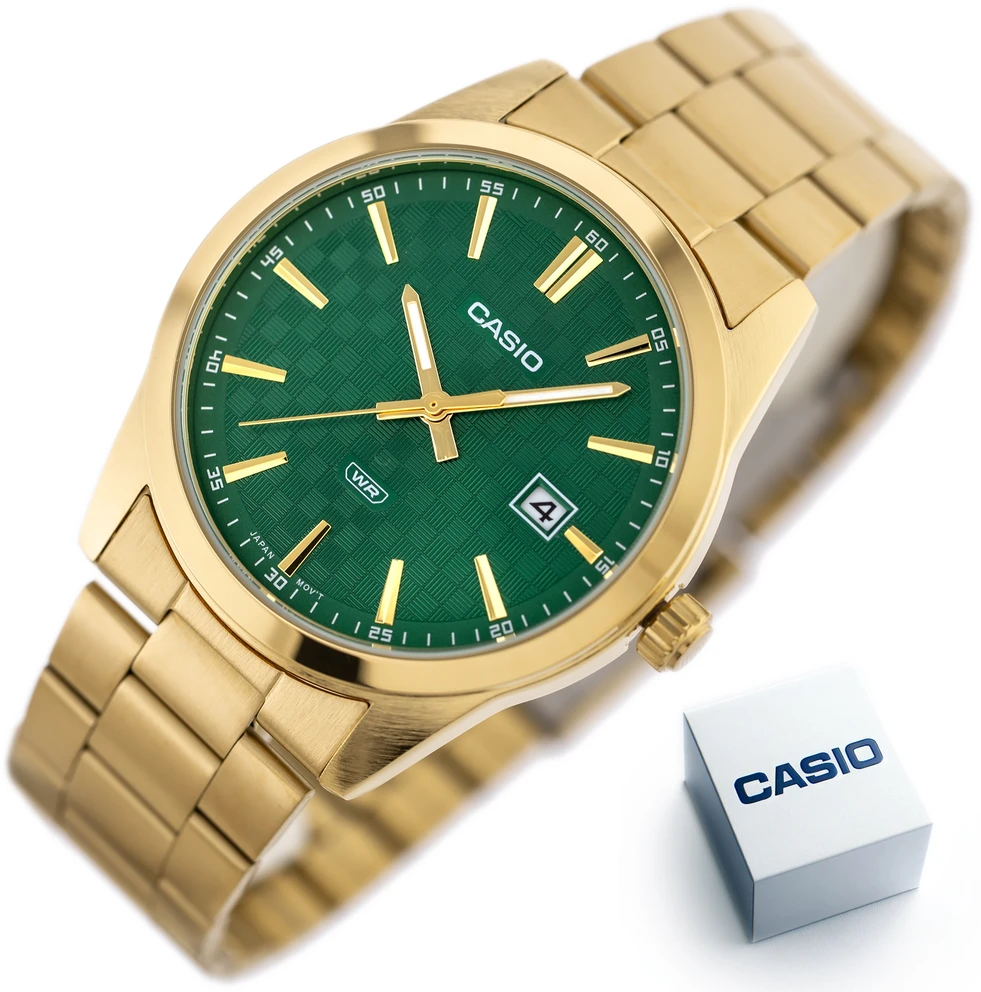Laikrodis CASIO MTP-VD03G-3A MEN'S WATCH + BOX