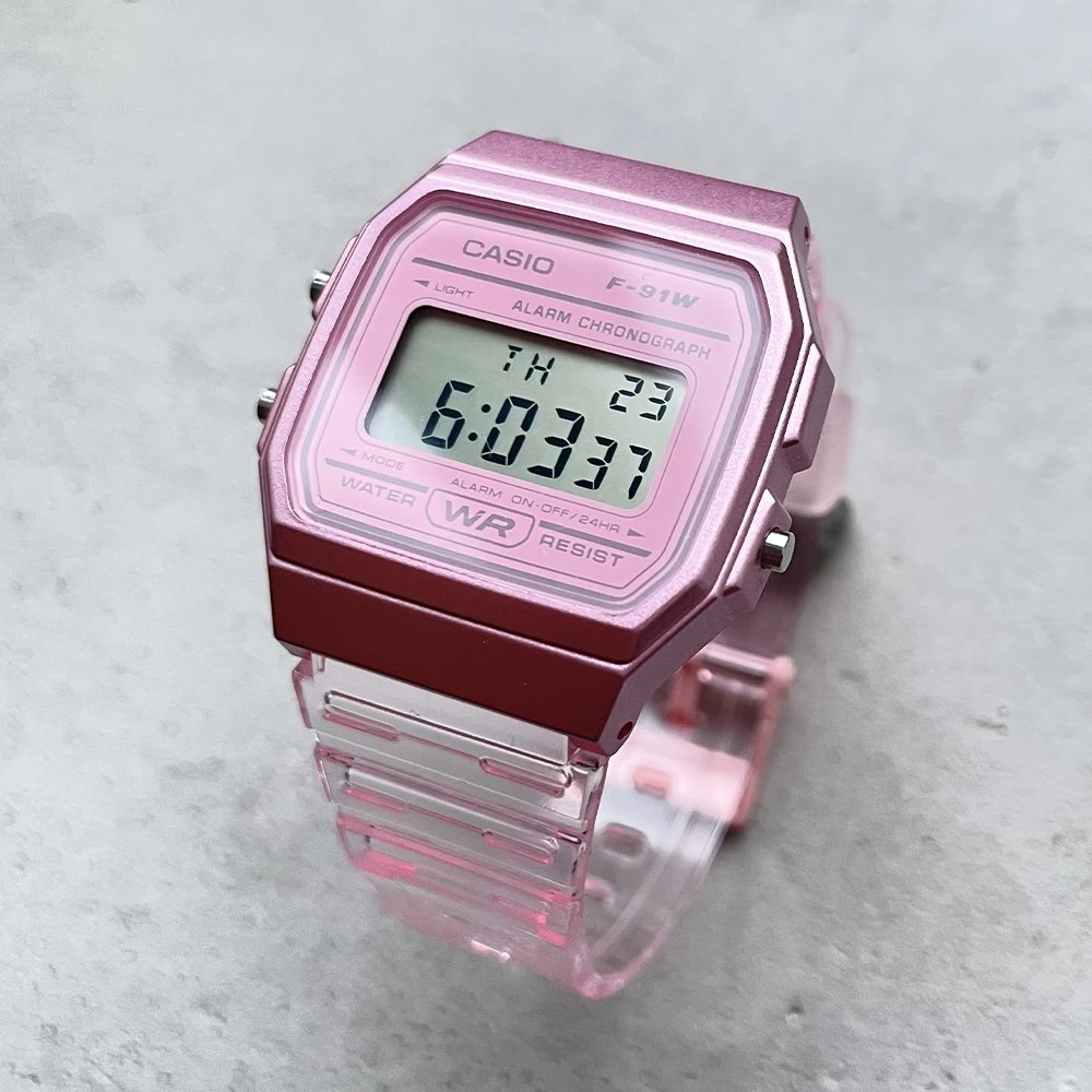Laikrodis moterims Casio Retro Vintage F-91WS-4 (zd648a) + BOX
