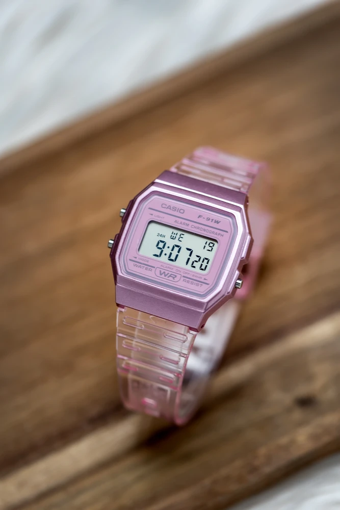 Laikrodis moterims Casio Retro Vintage F-91WS-4 (zd648a) + BOX