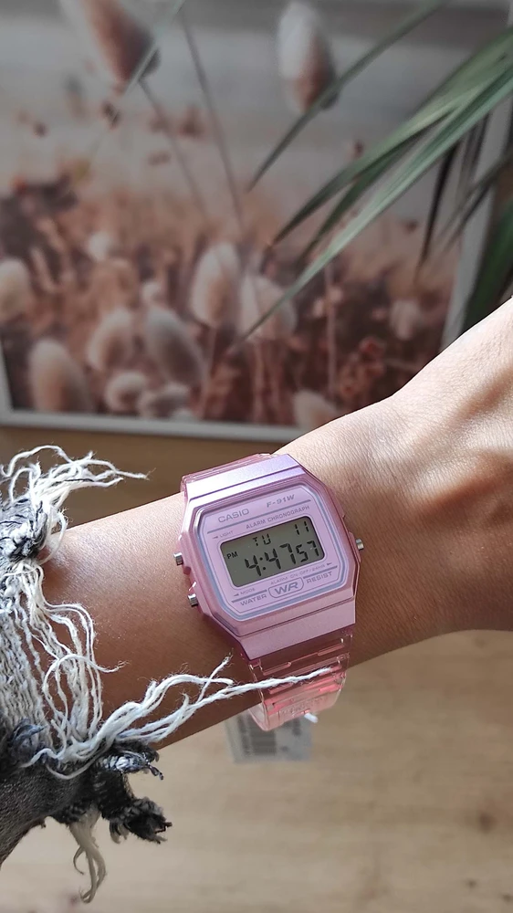 Laikrodis moterims Casio Retro Vintage F-91WS-4 (zd648a) + BOX