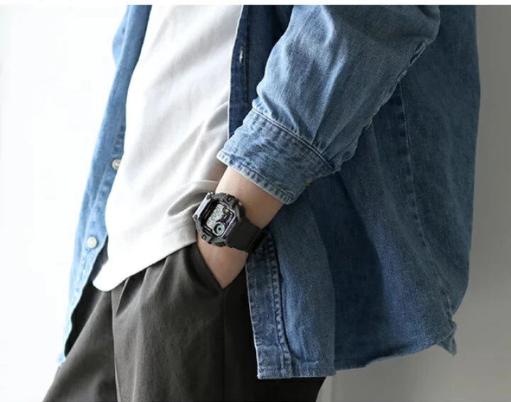 Vyriškas laikrodis CASIO Digital Moonphase WS-1700H-8AV + BOX