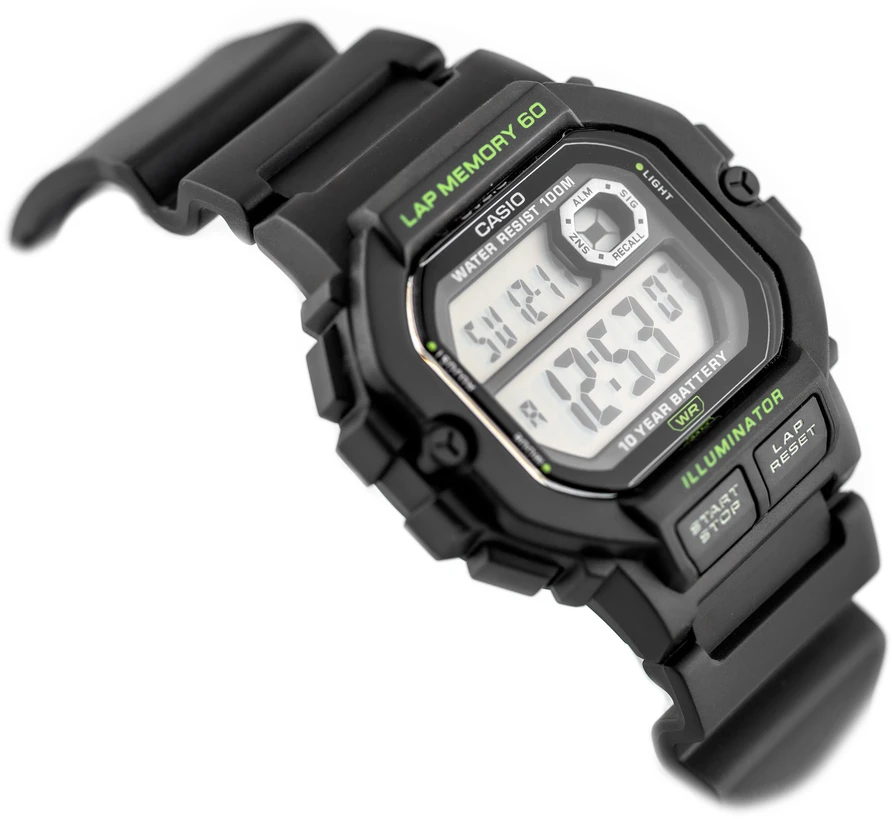 CASIO Sports WS-1400H-1A VYRIŠKAS LAIKRODIS + DĖŽĖ