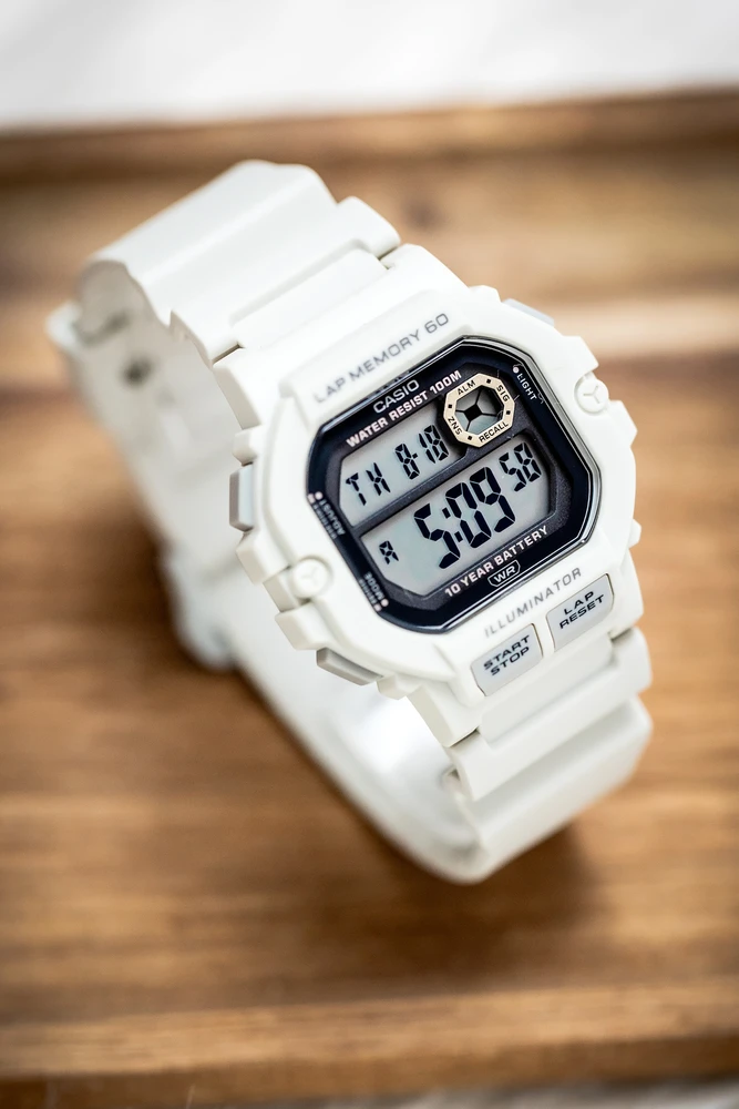 CASIO sportinis vyriškas laikrodis WS-1400H-8A + dėžutė (zd271d)