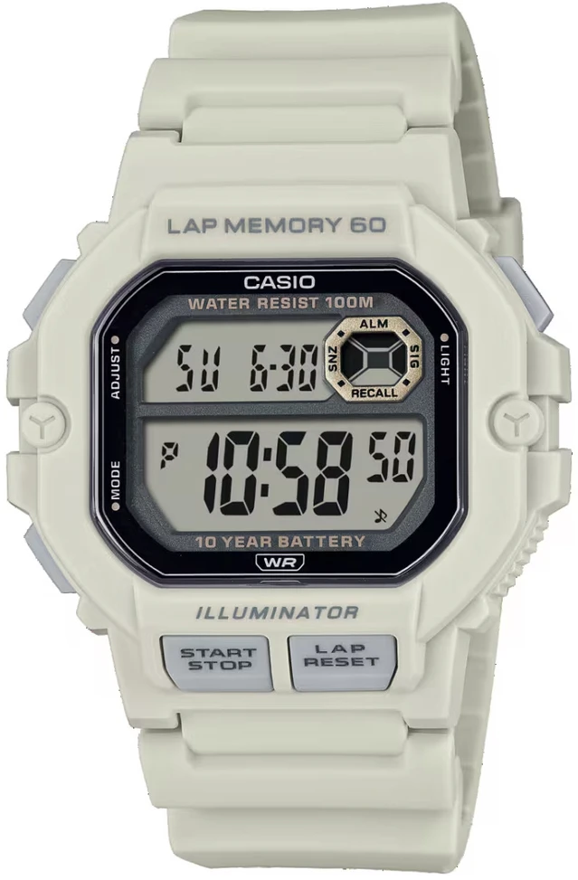 CASIO sportinis vyriškas laikrodis WS-1400H-8A + dėžutė (zd271d)