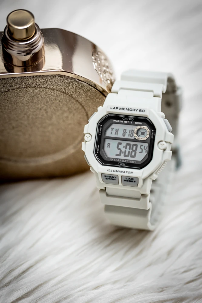 CASIO sportinis vyriškas laikrodis WS-1400H-8A + dėžutė (zd271d)