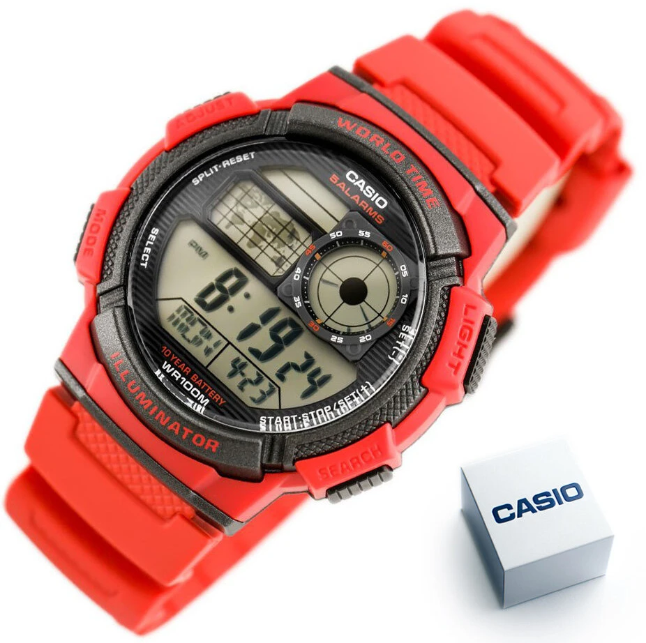 VYRIŠKAS LAIKRODIS CASIO AE-1000W 4AV (zd073c) - WORLD TIME
