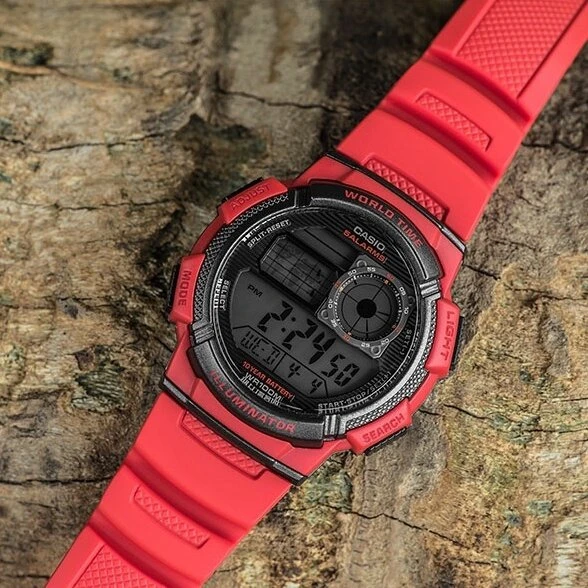 VYRIŠKAS LAIKRODIS CASIO AE-1000W 4AV (zd073c) - WORLD TIME
