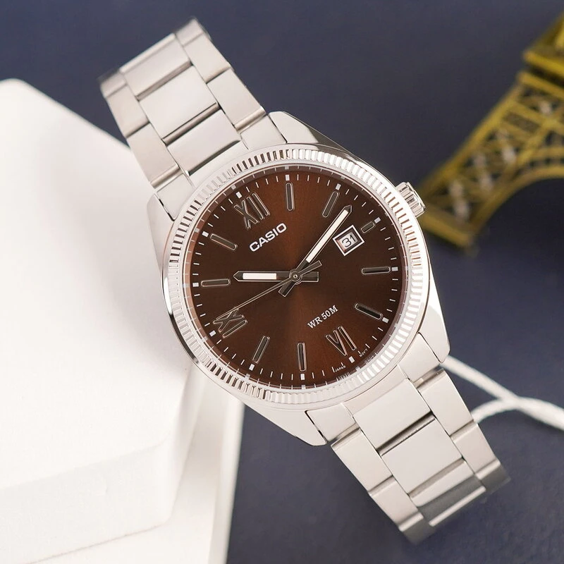 VYRIŠKAS LAIKRODIS CASIO MTP-1302DD-5A (zd072p) + DĖŽĖ