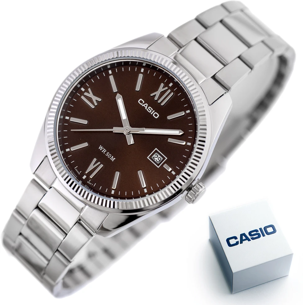 VYRIŠKAS LAIKRODIS CASIO MTP-1302DD-5A (zd072p) + DĖŽĖ