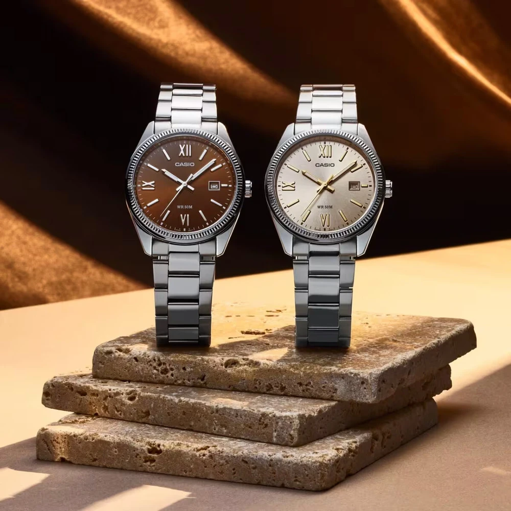 VYRIŠKAS LAIKRODIS CASIO MTP-1302DD-5A (zd072p) + DĖŽĖ