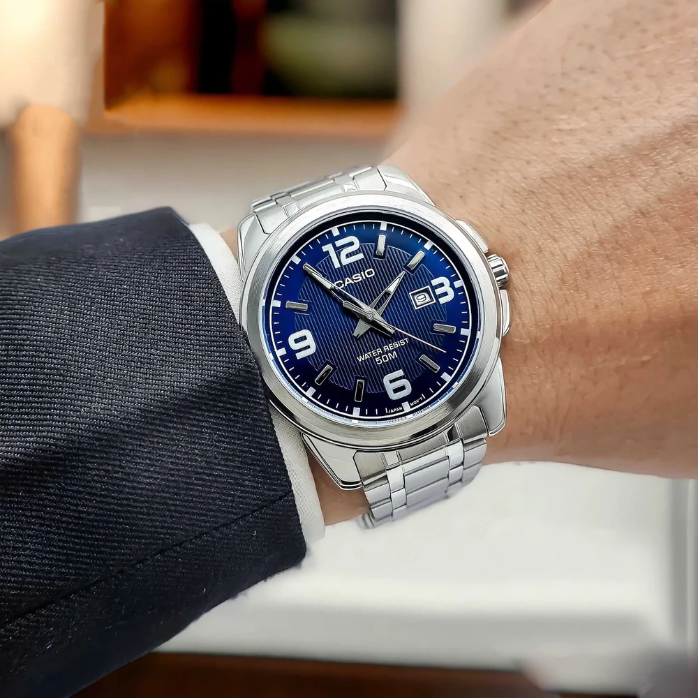 Vyriškas laikrodis CASIO MTP-1314D-2AV (zd024a) + BOX