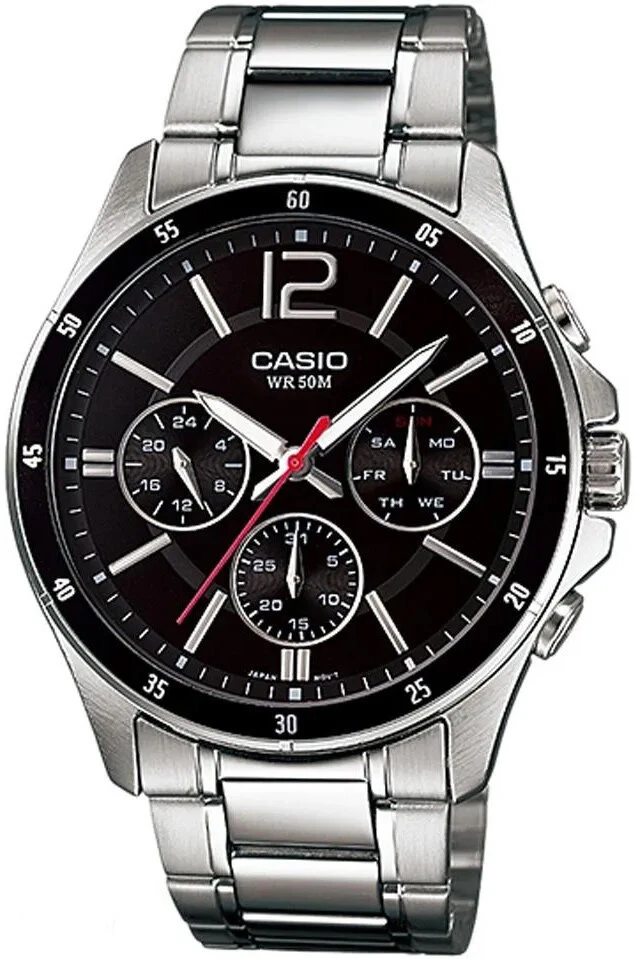 Laikrodis CASIO MEN'S WATCH MTP-1374D-1AV (zd063b) + BOX