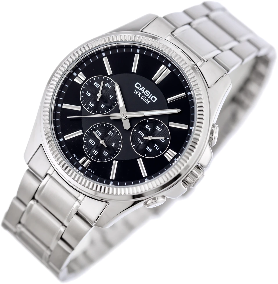 Laikrodis CASIO MEN'S WATCH MTP-1375D-1AVDF (zd112b) + BOX