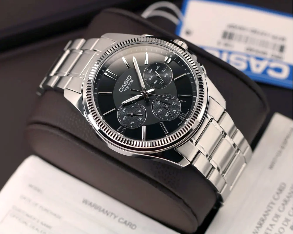 Laikrodis CASIO MEN'S WATCH MTP-1375D-1AVDF (zd112b) + BOX