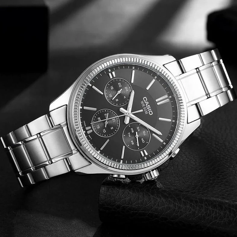 Laikrodis CASIO MEN'S WATCH MTP-1375D-1AVDF (zd112b) + BOX