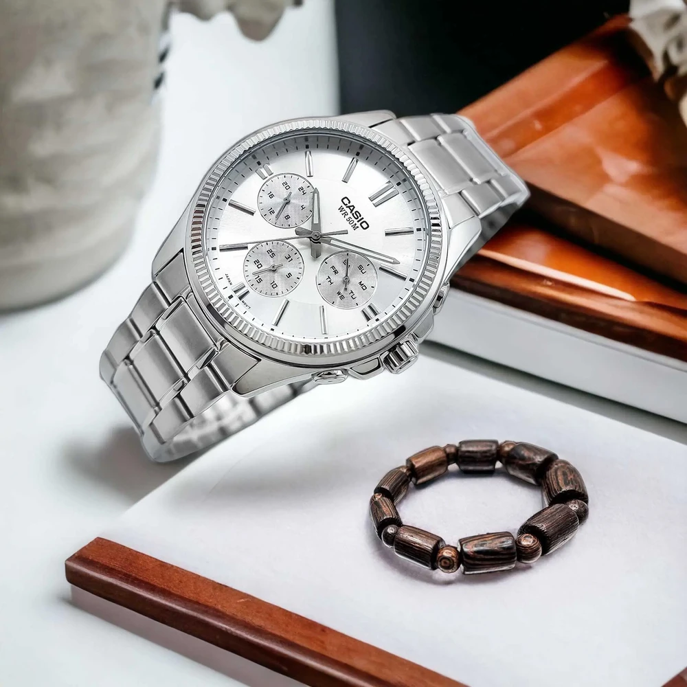 CASIO VYRIŠKAS LAIKRODIS MTP-1375D-7A + DĖŽUTĖ