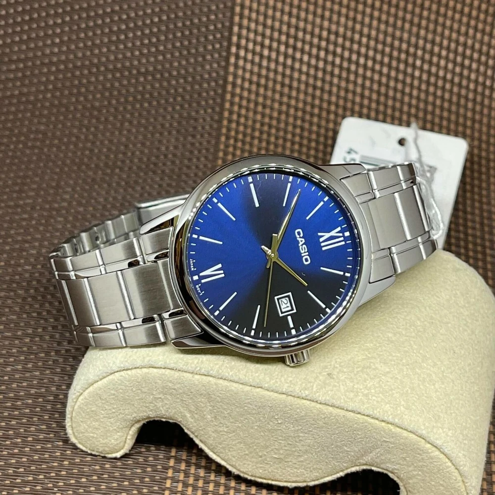 Vyriškas laikrodis CASIO MTP-V002D-2B3 + BOX