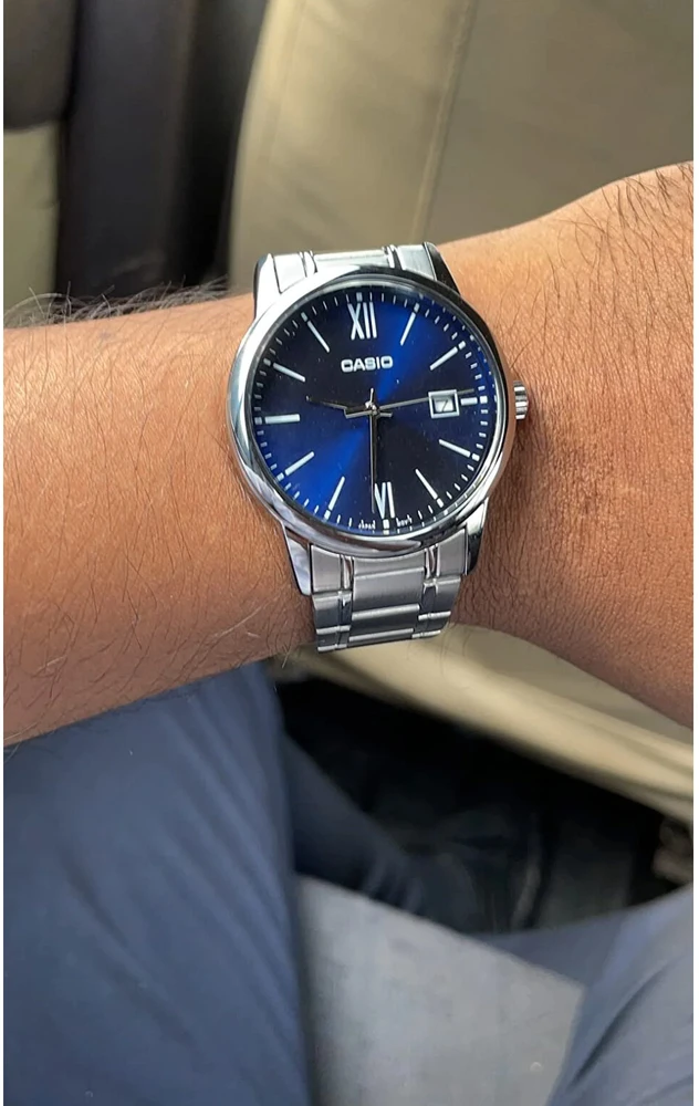 Vyriškas laikrodis CASIO MTP-V002D-2B3 + BOX