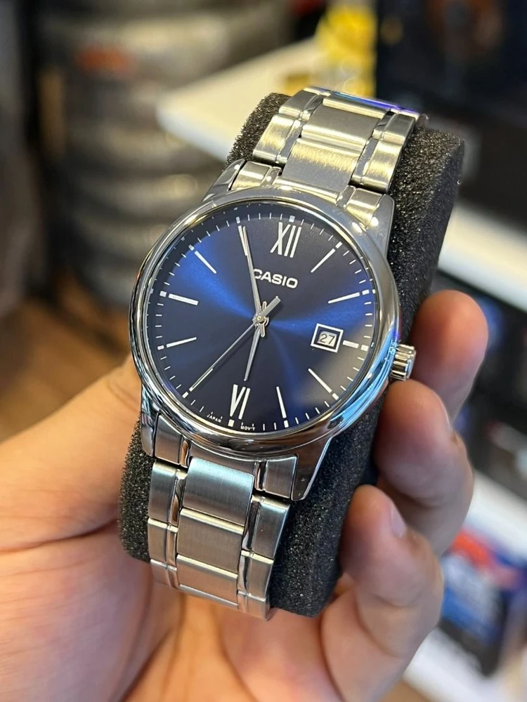Vyriškas laikrodis CASIO MTP-V002D-2B3 + BOX