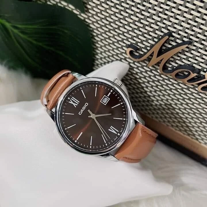 CASIO VYRIŠKAS LAIKRODIS MTP-V002L-5B3 + DĖŽUTĖ (zd224c)