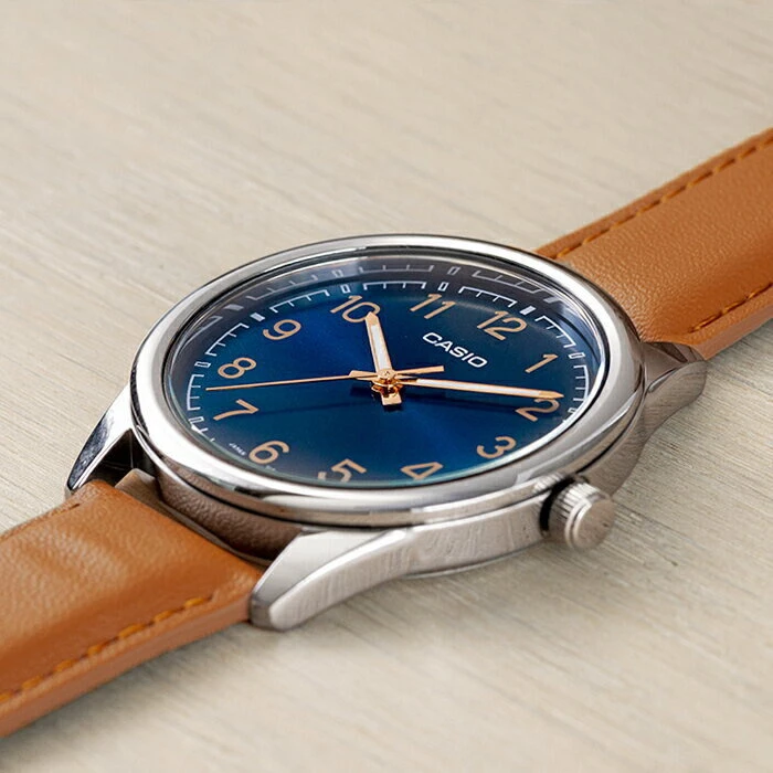 CASIO VYRIŠKAS LAIKRODIS MTP-V005L-2B4 (zd066i) + DĖŽUTĖ