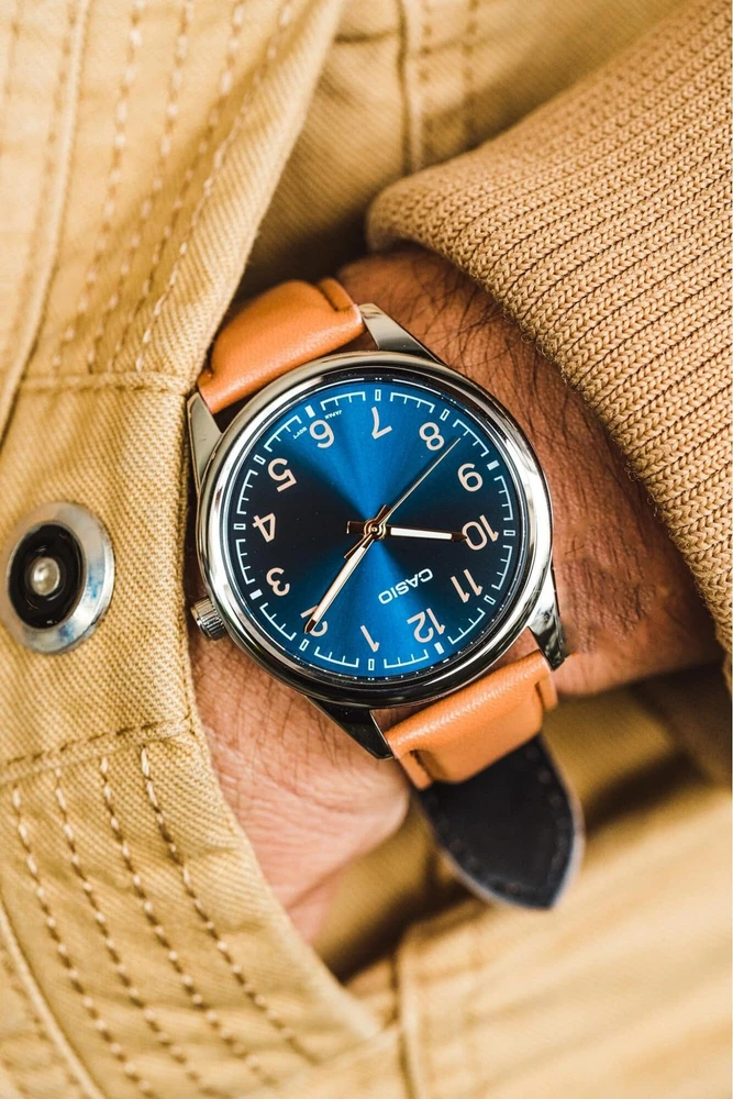 CASIO VYRIŠKAS LAIKRODIS MTP-V005L-2B4 (zd066i) + DĖŽUTĖ