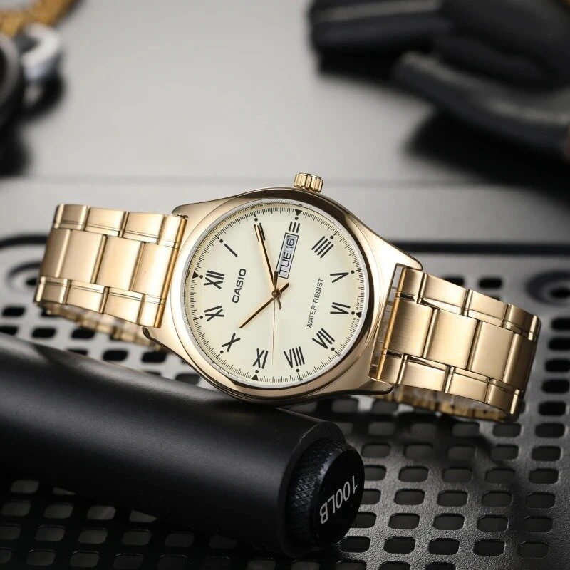 Laikrodis CASIO MEN'S WATCH MTP-V006G-9B + BOX