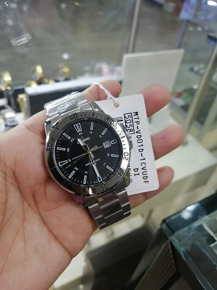 Laikrodis CASIO MEN'S WATCH MTP-VD01D-1CVUDF (zd185b) + BOX