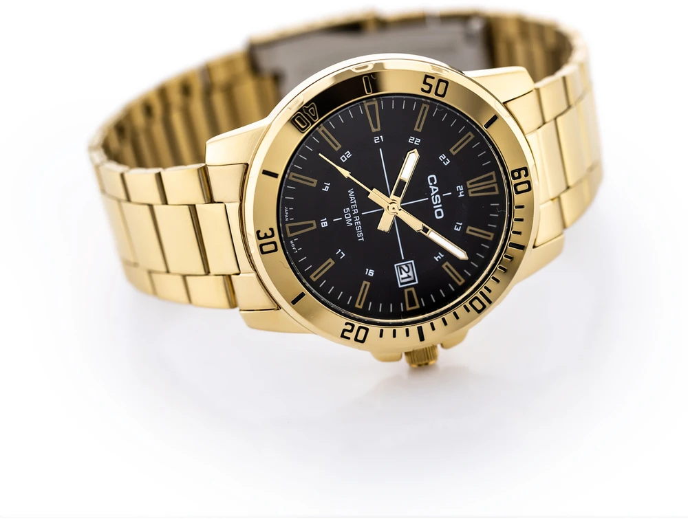 Laikrodis CASIO MALE WATCH MTP-VD01G-1CVUDF (zd185d) + BOX